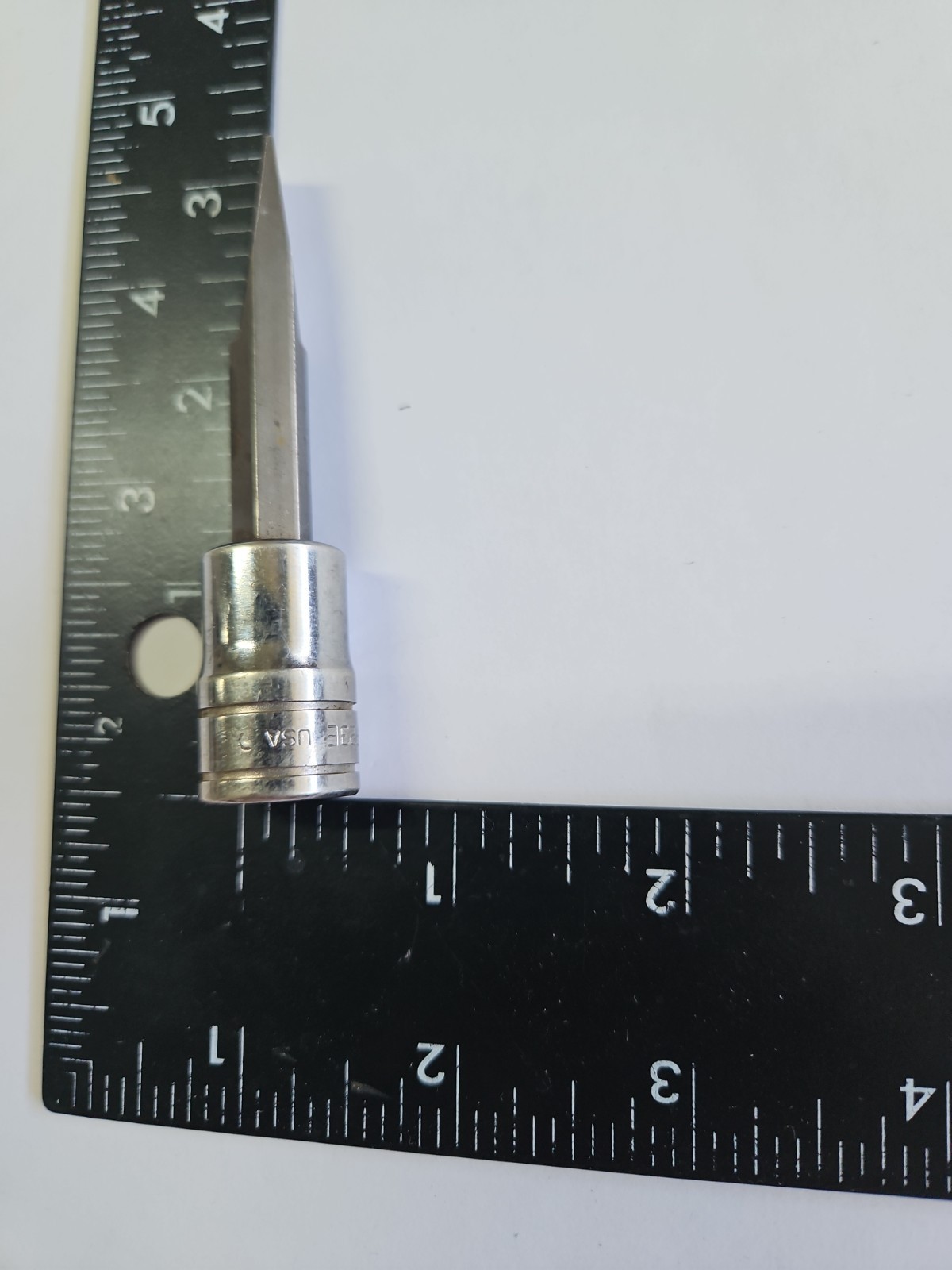 Snap-On F23E 3/8″ Drive 1/4″ Flat Tip Standard Bit Socket Driver