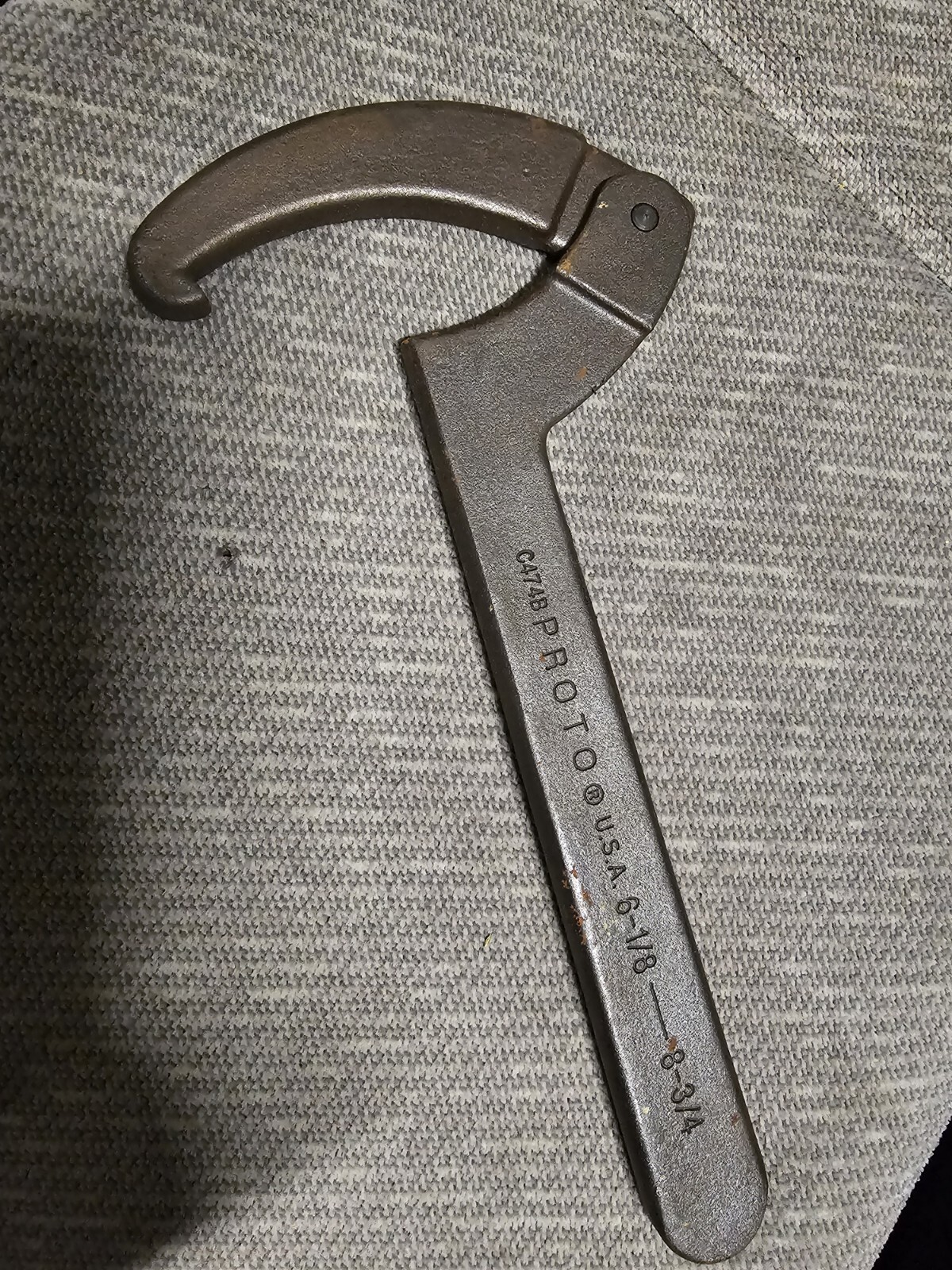 Proto JC474B , 6-1/8″ x 8-3/4″ Adjustable Hook Spanner Wrench