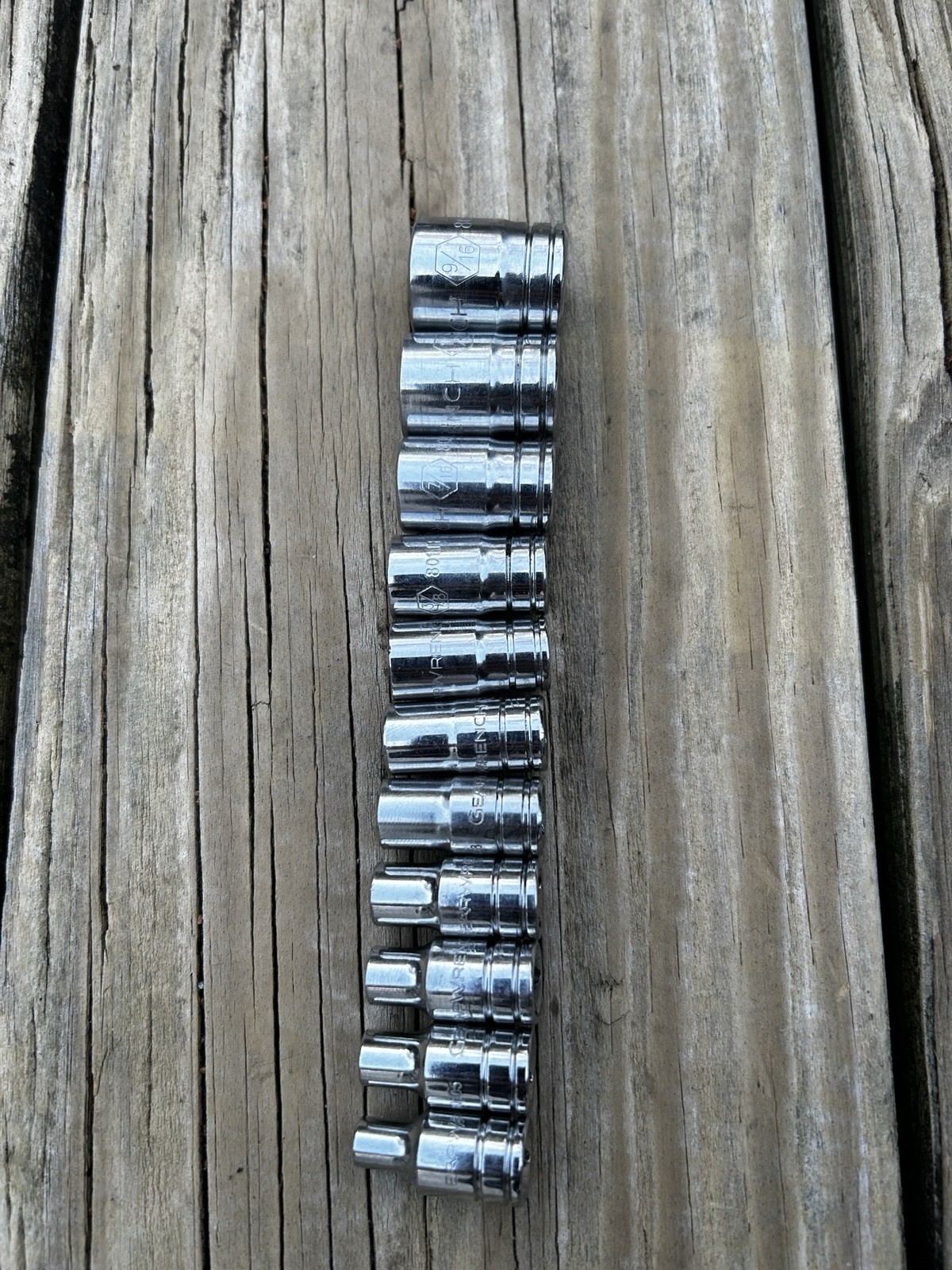 11-Piece SAE Shallow Socket Set,1/4 Drive 6PT, 3/16-9/16 Chrome
