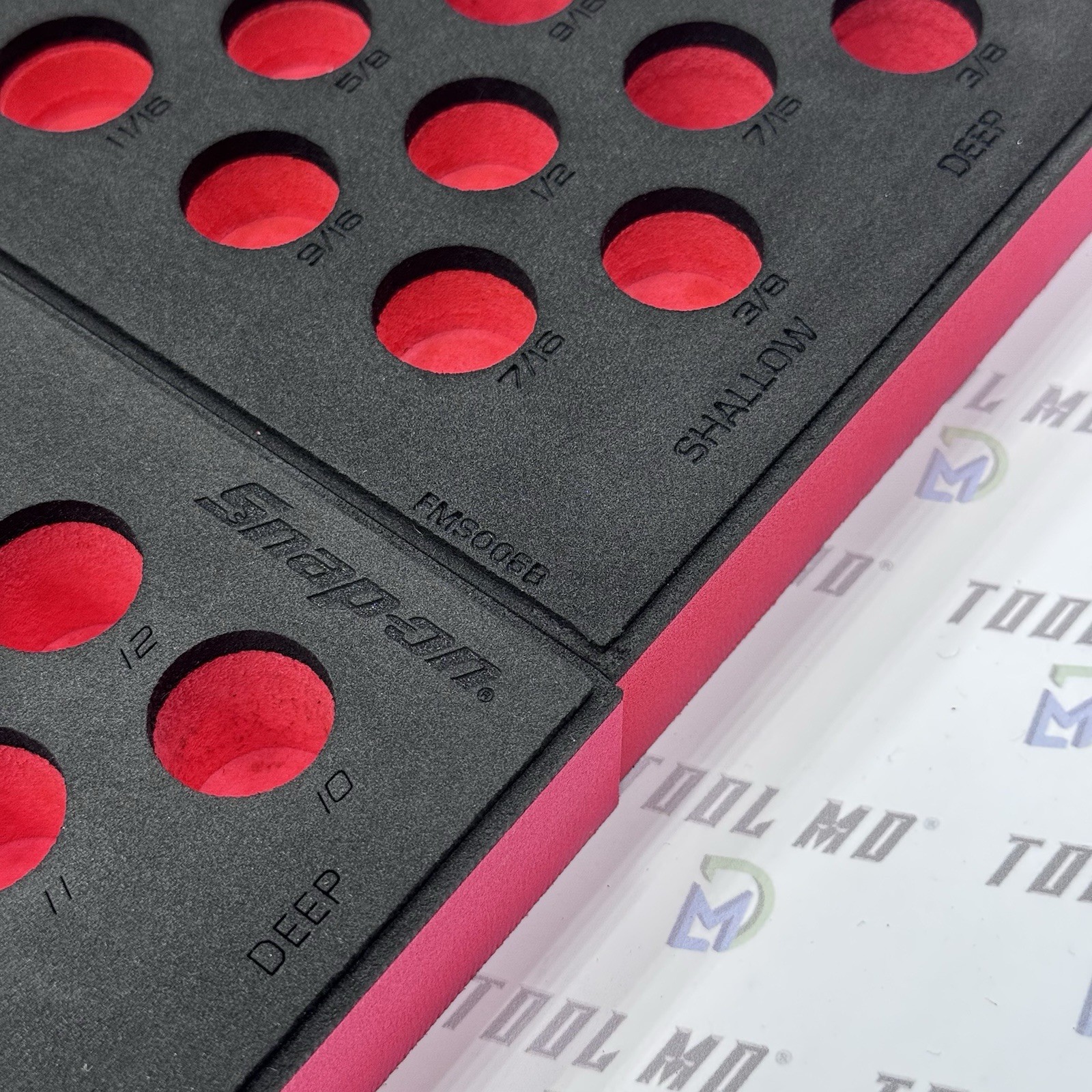 Snap-on Tools RED FOAM ORGANIZER for 84pc 1/2″ Drive SAE/Metric Socket Set