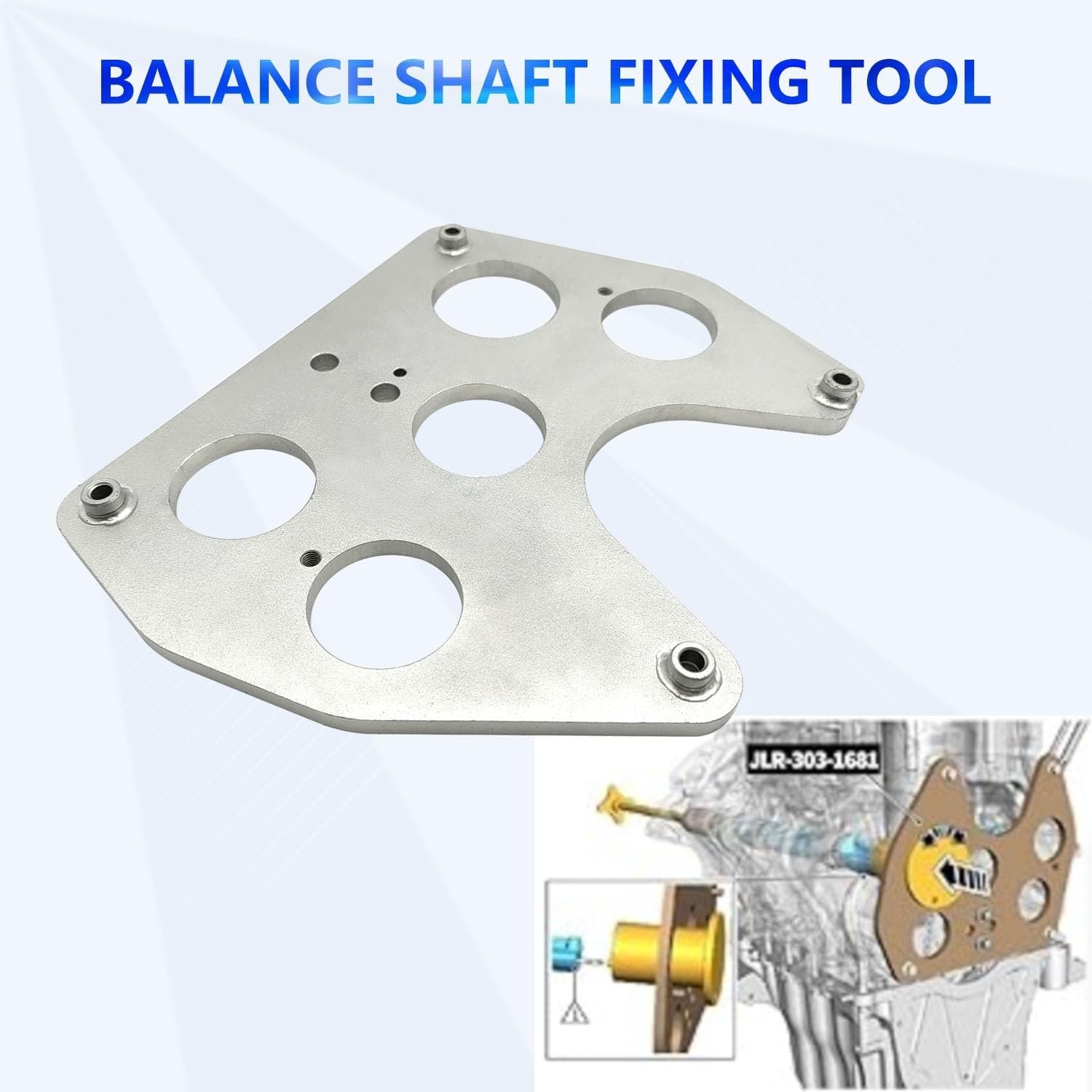 ZKTOOL Balance Shaft Tool Kit for Jaguar Land Rover AJ200 2.0L Diesel Engine