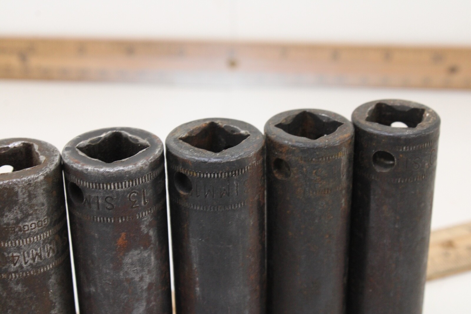 Snap On SIMM100-SIMM170 10-17mm 8 Piece 1/2″ Drive 6 Pt Deep Impact Socket SetUS