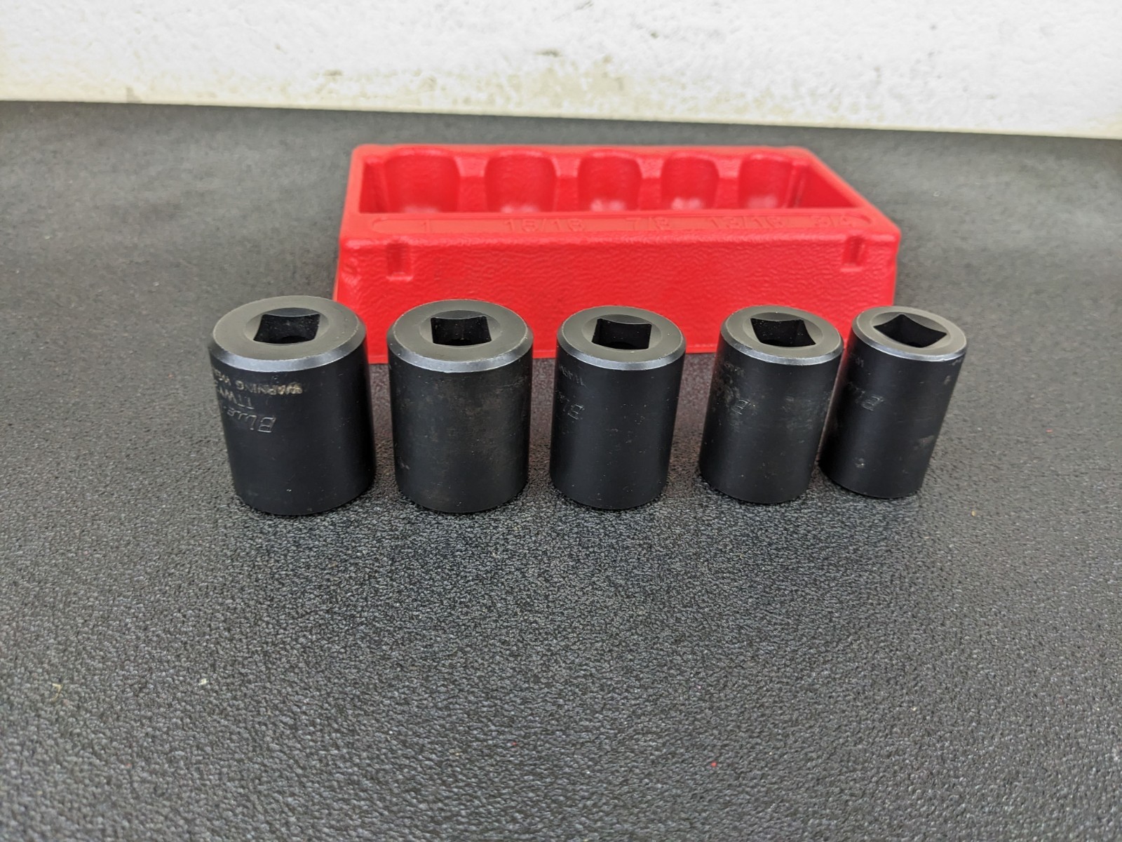 #bp378 Blue Point 305TTWYA 1/2″ Shallow Twist Impact Turbo Socket Set 3/4″ – 1″