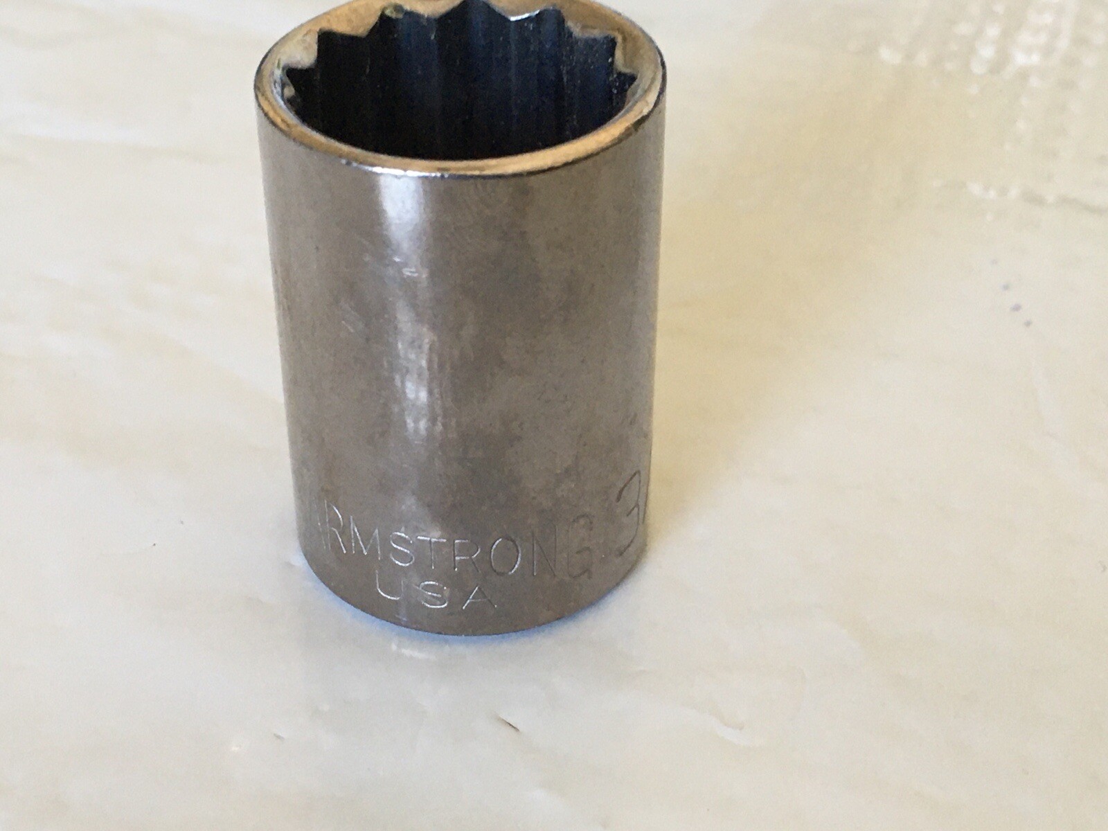 3 Count ARMSTRONG 12-124 3/4 12 Point socket