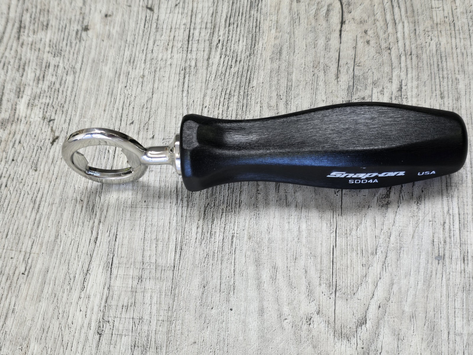 Snap On Black SDD4A Hard Plastic Handle Bottle Opener AWESOME Gift Idea