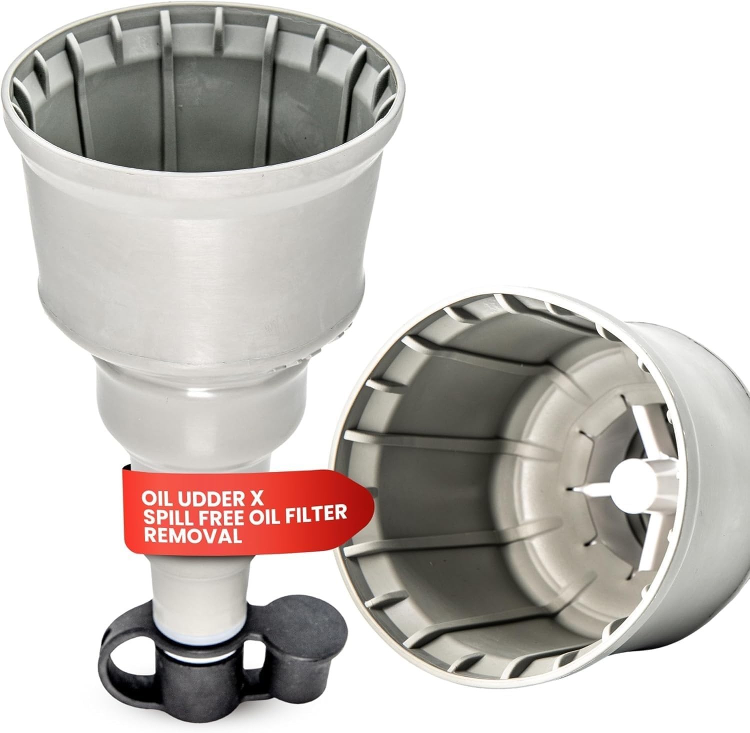 Oil Change Funnel & Magnet Tool Fits Up To 2.75 Inch Oil Filters