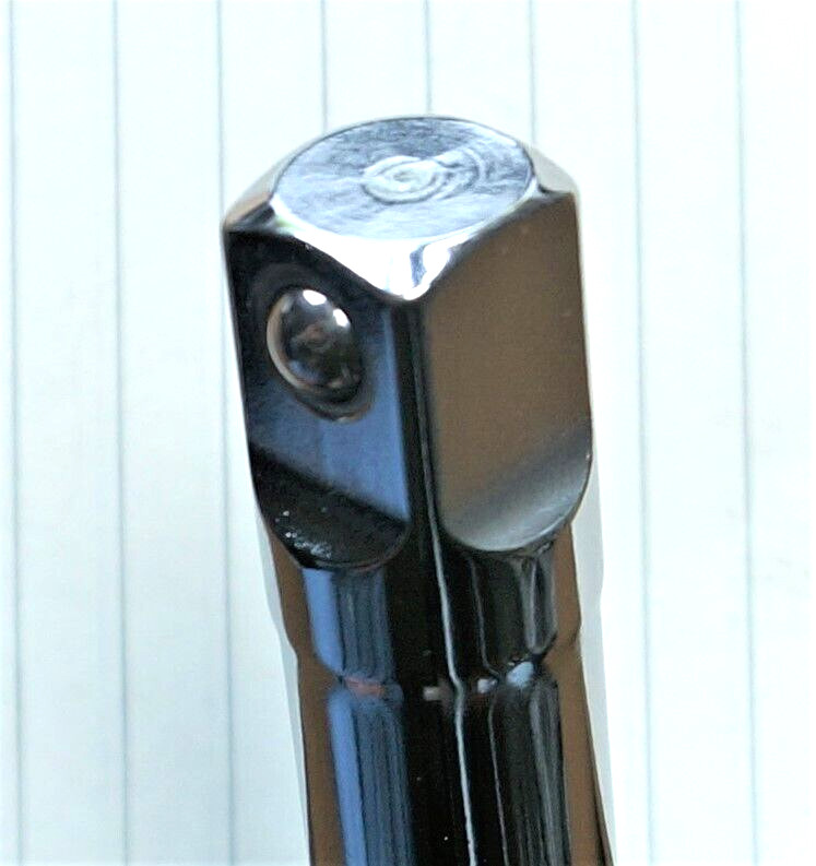 Snap On 1/2″ drive 11″ extension, SXK11, knurled chrome, Mint!