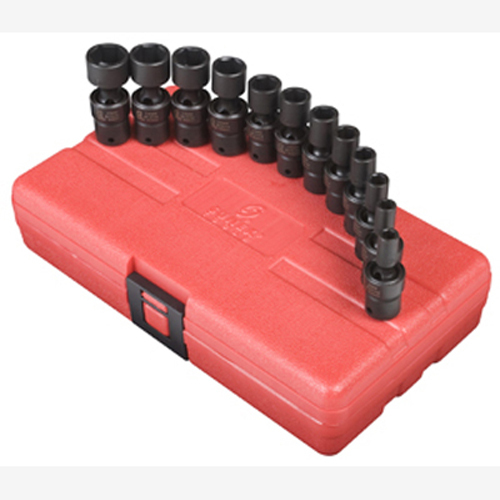 Sunex 1814 1/4″ Dr. 12 Pc. Metric Universal Impact Socket Set