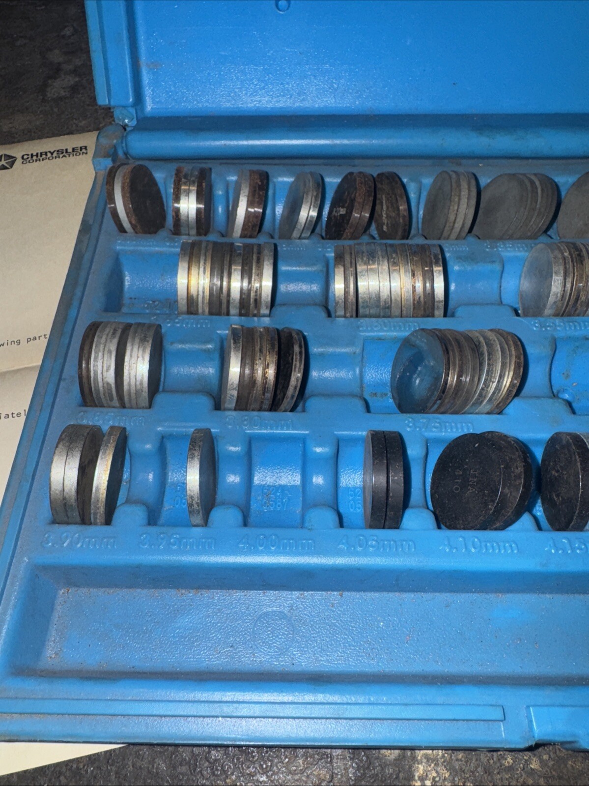 MOPAR Tool Valve Spacer Kit Tappet 3.00MM-4.25MM
