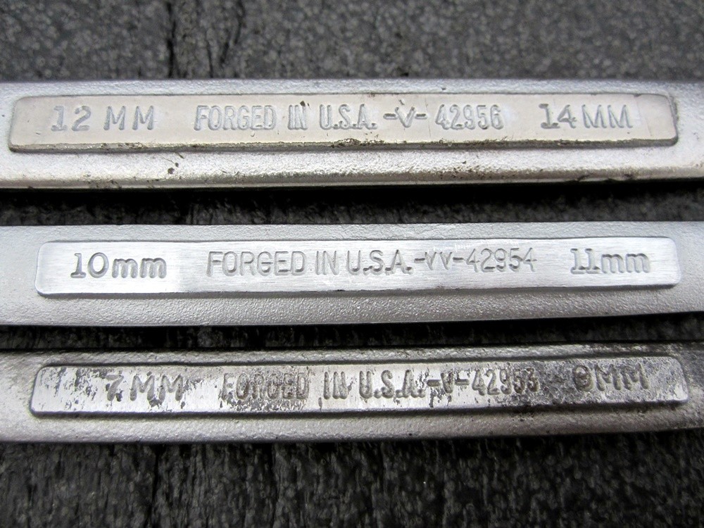 Vintage Craftsman 6pc Metric Box End Wrench Set Made in USA