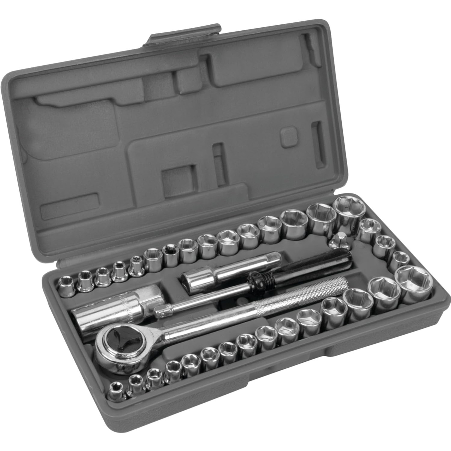 W1173 SAE/Metric 40-Piece SAE and Metric Socket Set, 1/4-Inch & 3/8-Inch Drive