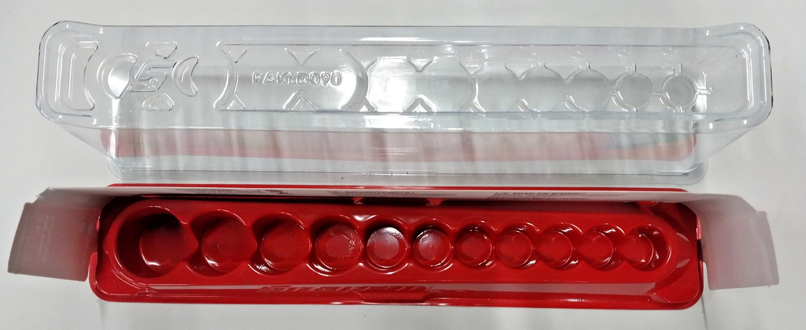 Snap On 11 pc SAE Deep Socket Set 211SFSY MAGNETIC TRAY ONLY