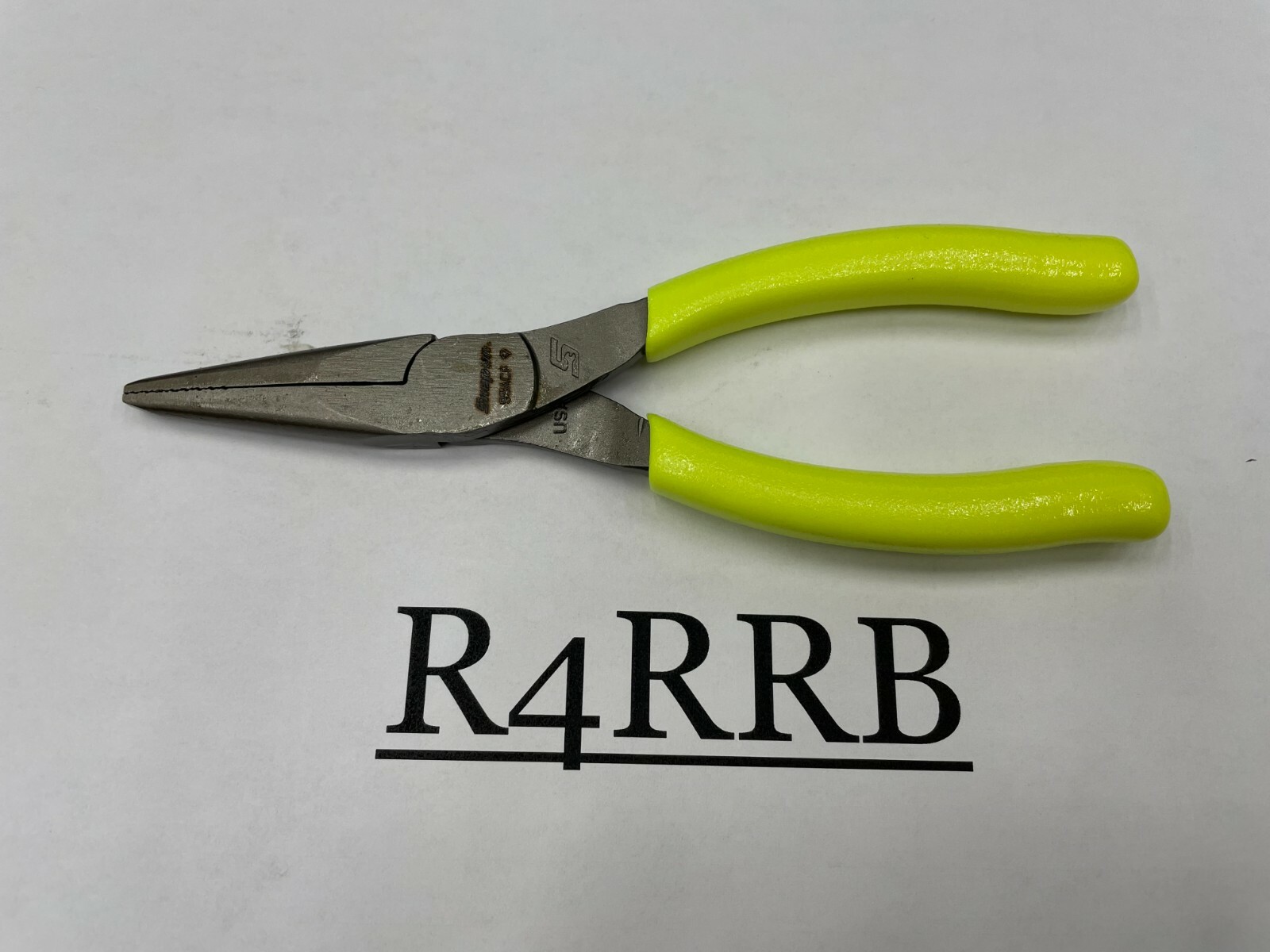 Snap-On Tools USA NEW HIVIZ Soft Grip 6″ Talon Grip Needle Nose Pliers 95ACFHV