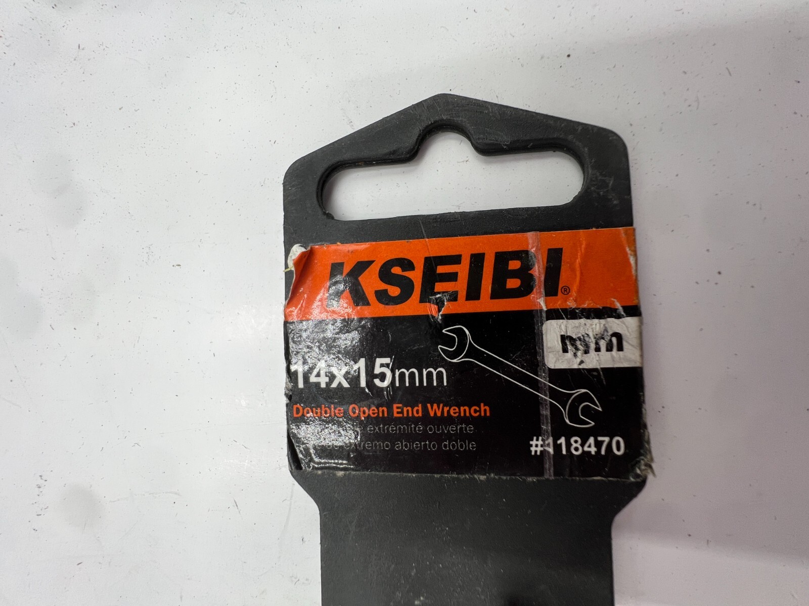 Kseibi Double Open End Wrench 14mm x 15mm 118470 Chrome