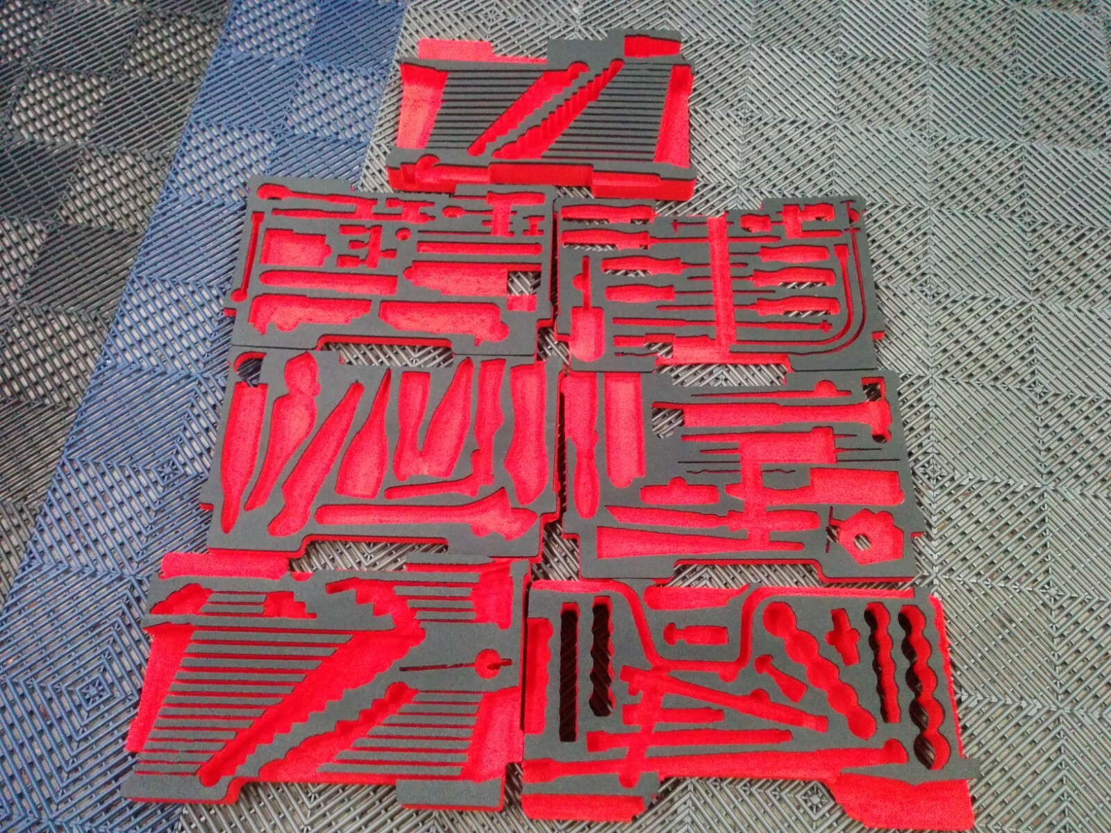 #al330 Snap-On GMTK General Mechanic’s Foam Cutouts 7pc Set 6 Drawer + Top