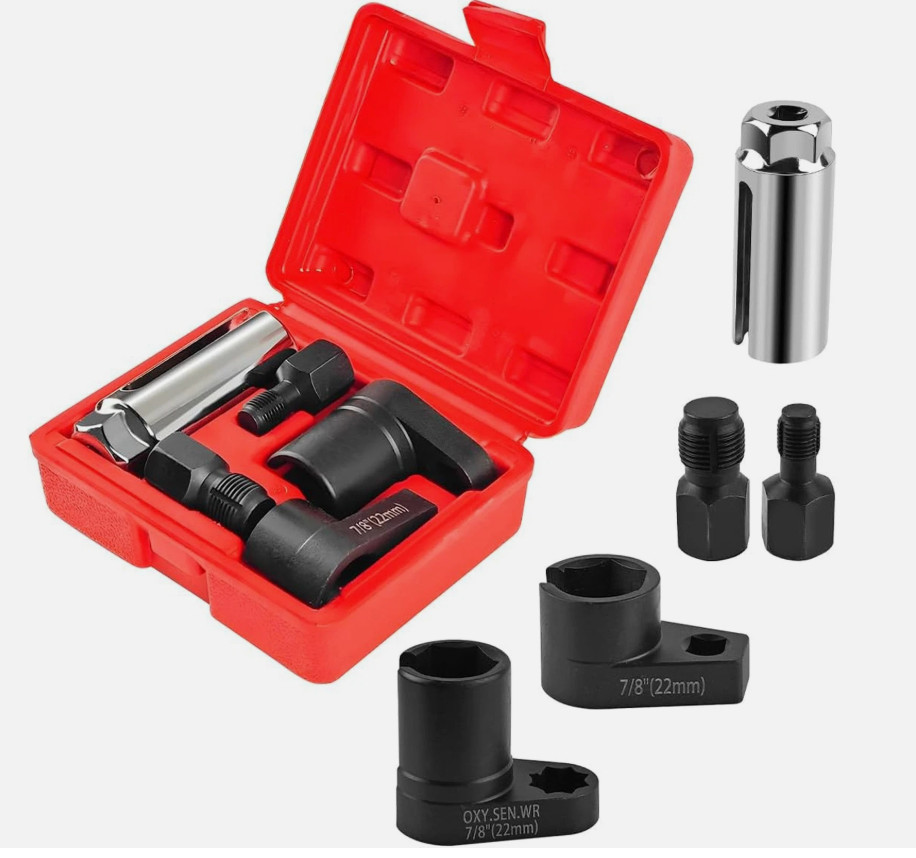 5Pcs 22mm O2 Oxygen Sensor Socket Wrench 3/8″1/2″ Drive Auto Repair Tool