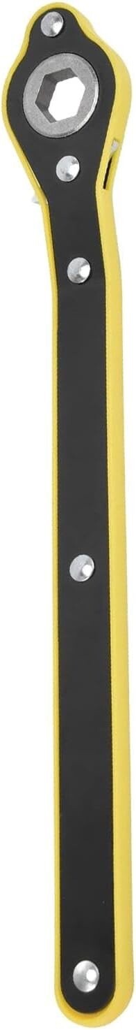 Yellow/Black Car Jack Ratchet Wrench Tire Wheel Lug Wrench Hand Repair Tool Auto