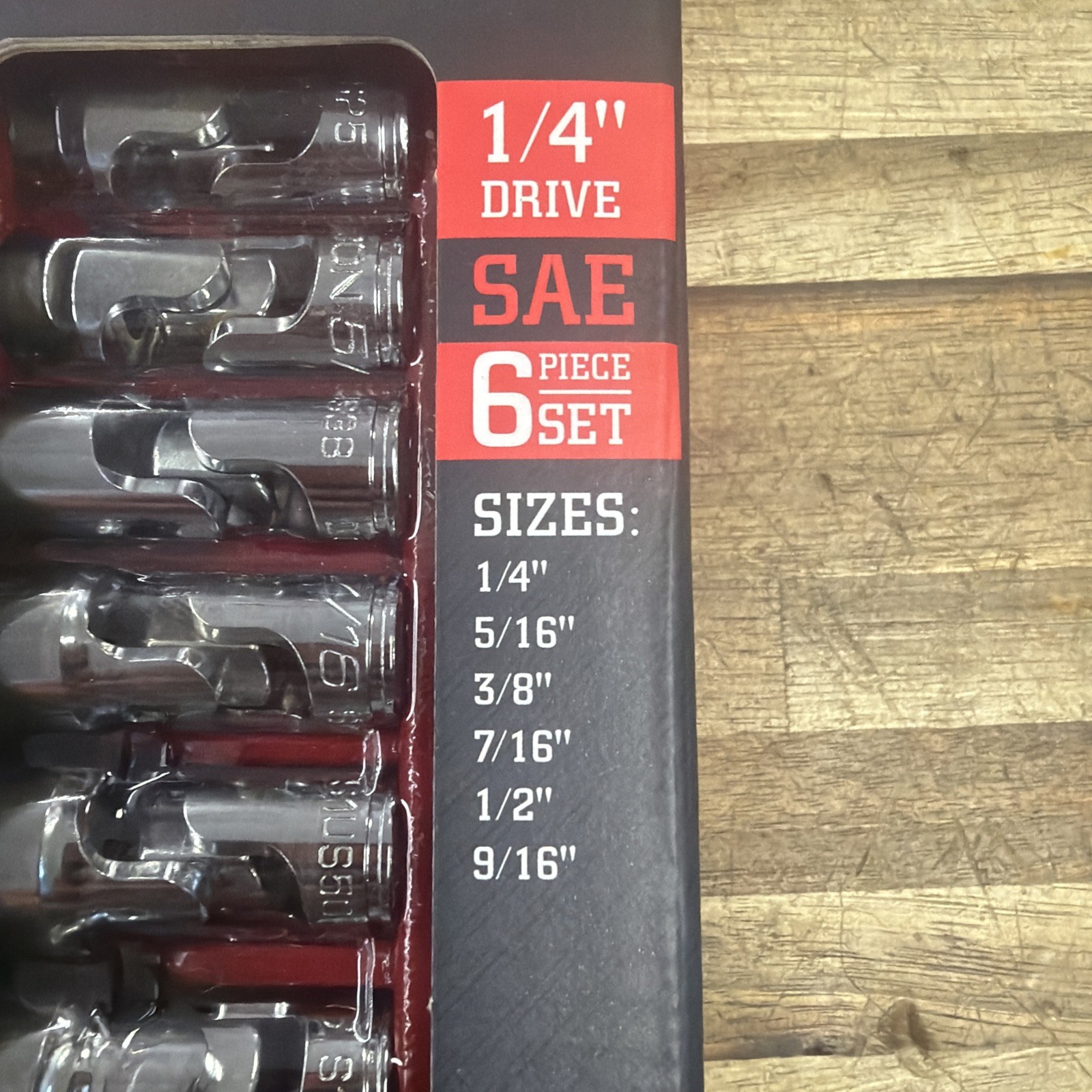 ICON S1US6 PROFESSIONAL UNIVERSAL SOCKET SET SAE 1/4″ DRIVE