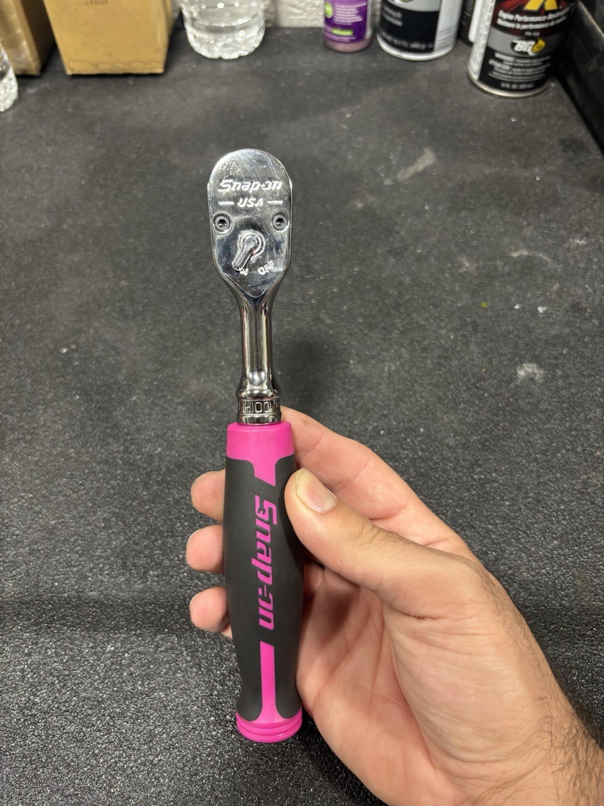 Snap On FH100 Pink Soft Handle 3/8 Ratchet Used Once