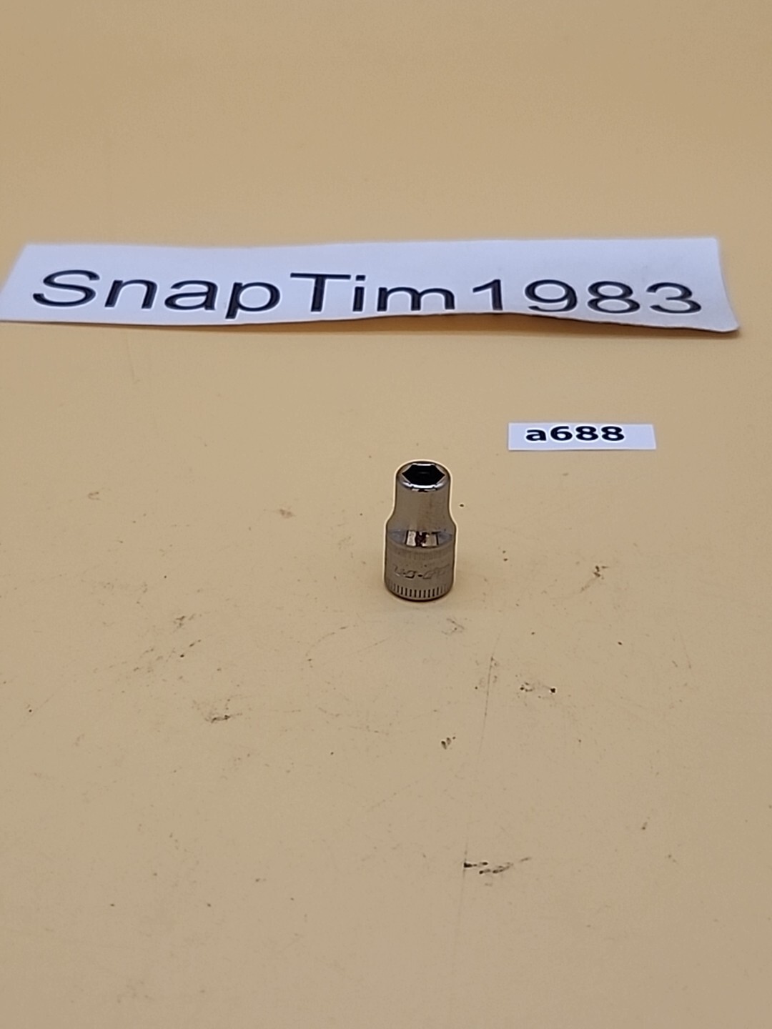 Snap-on Tools TMM6 6mm Metric Flank Drive Shallow Socket 1/4″ Drive 6 Pt USA