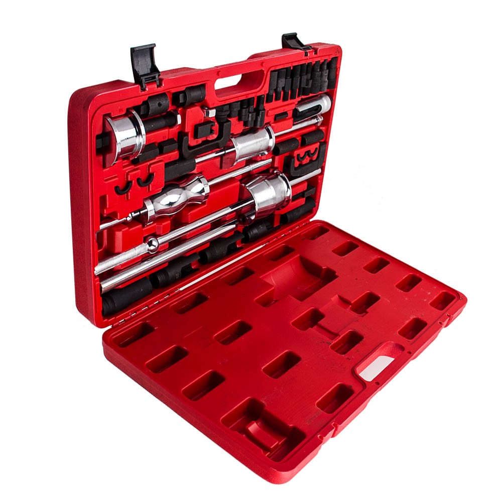 Diesel Injector Extractor Slide Hammer Puller Full Tools Set for Auto Truck