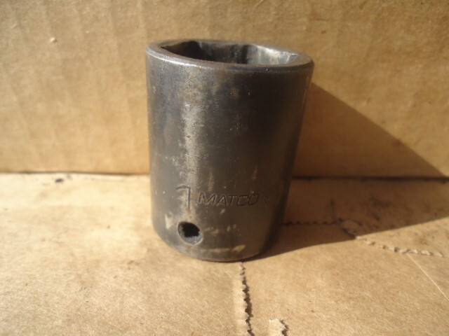 MATCO Tools CP326A 1/2 Inch Drive 1” 6 Point Impact Socket Pre-Owned