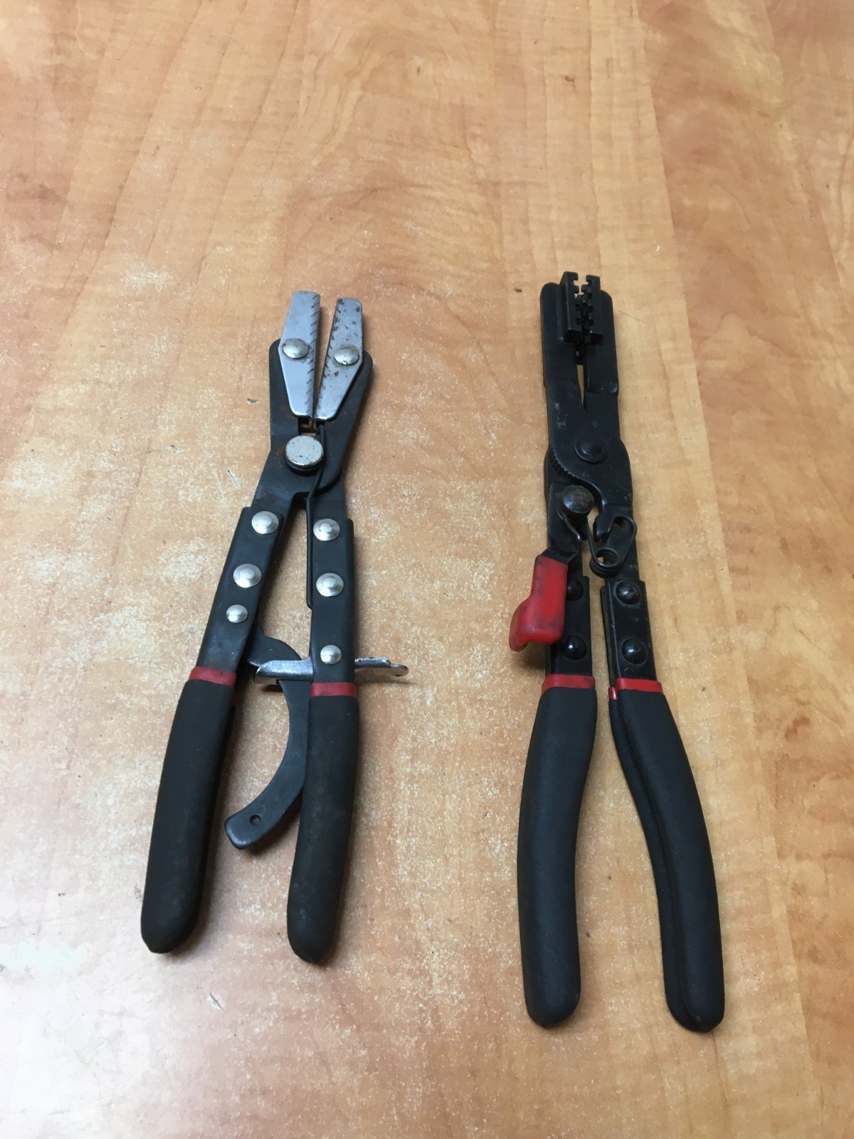 GEARWRENCH HOSE PINCH-OFF PLIERS & CAL VAN Hose Clamp Piers Lot of 2