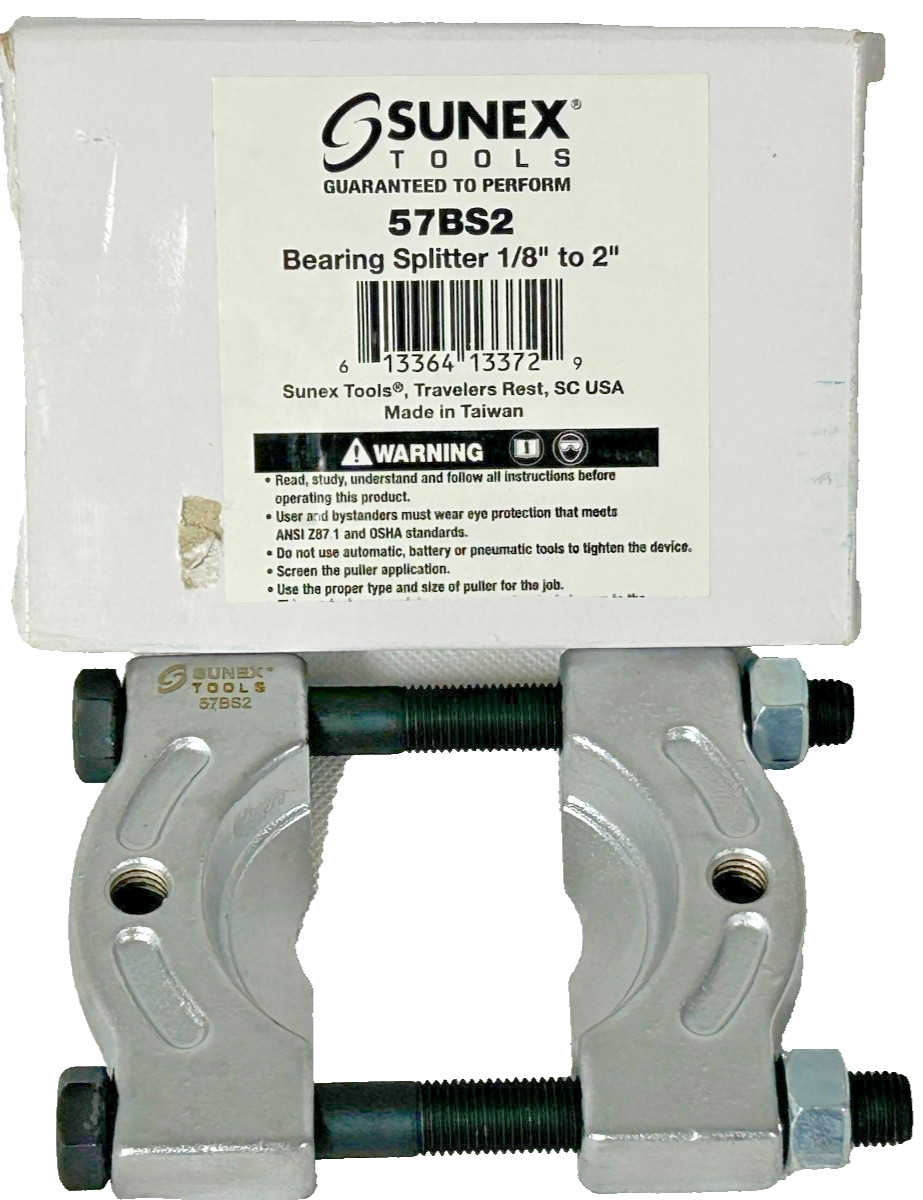 Sunex 57BS2 Bearing Separator 1/8″-2″ Splitter Tool Alloy Steel Angled