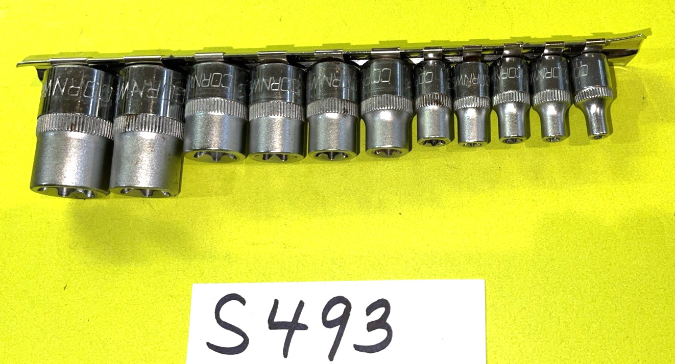 CORNWELL TOOLS 11 PIECE MULTI DRIVE INSIDE TORX SOCKET DRIVER SET E4 – E20