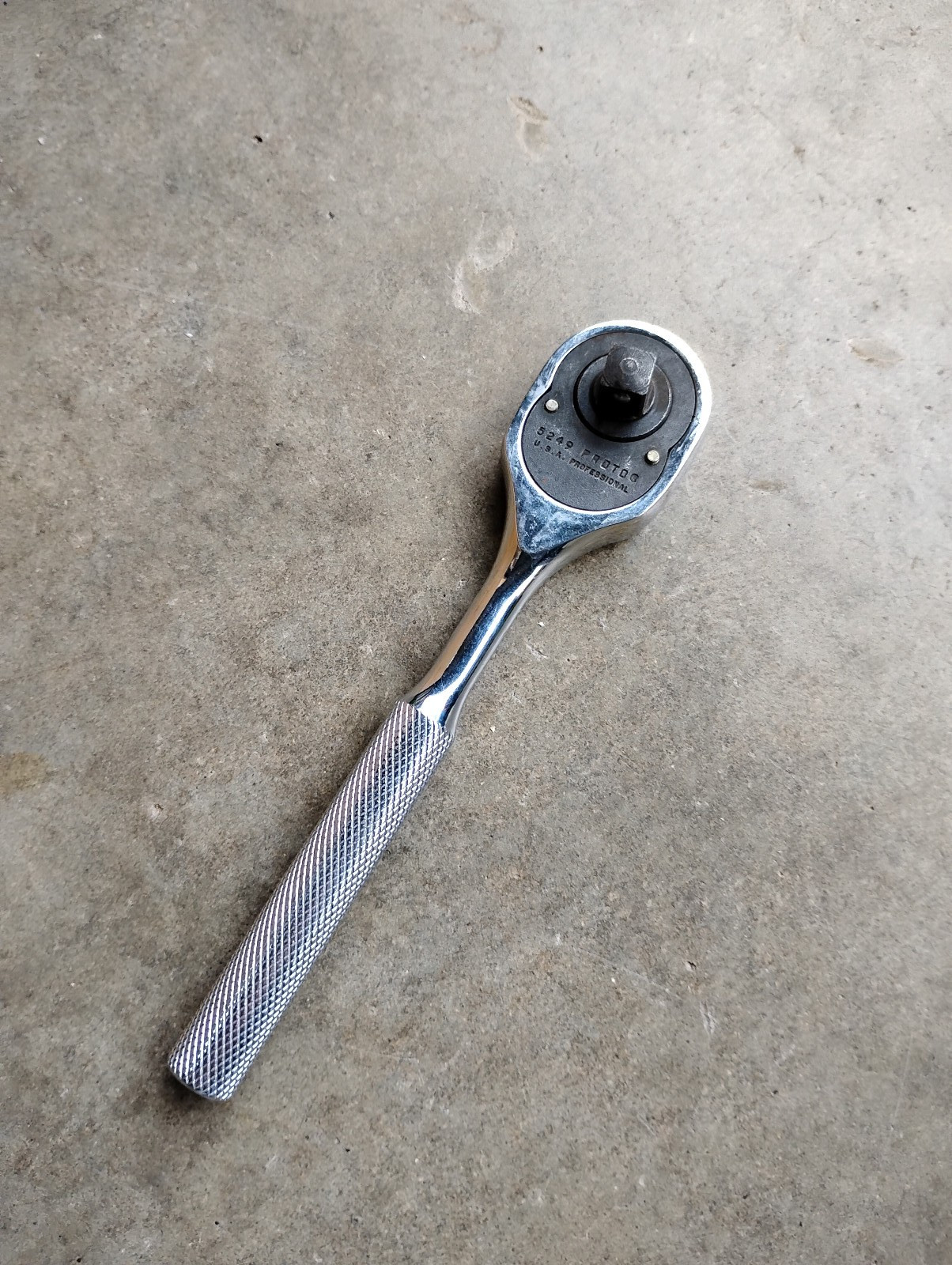Vintage Proto 3/8″ Drive Pear Head Ratchet 5249 Made in USA