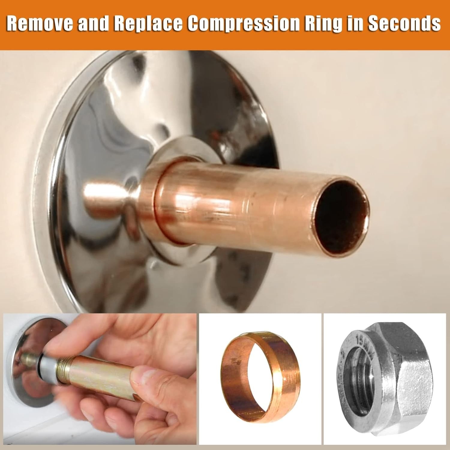 1/2” Compression Sleeve Removal Tool – Corrosion Resistant & Durable