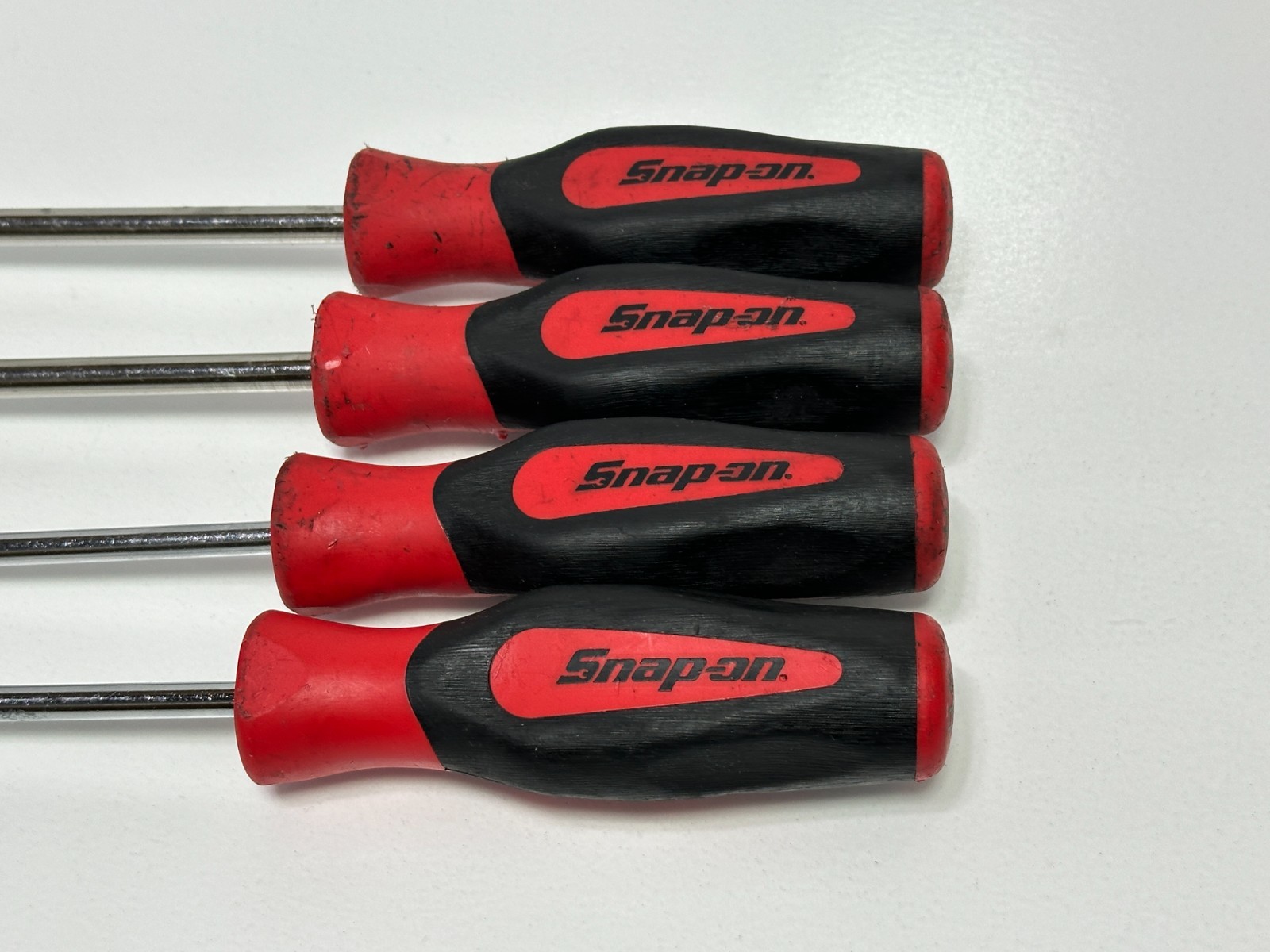 🇺🇸 Snap On Tools USA 4pc Red Soft Grip Radiator Hose Pick Set, Long & Regular