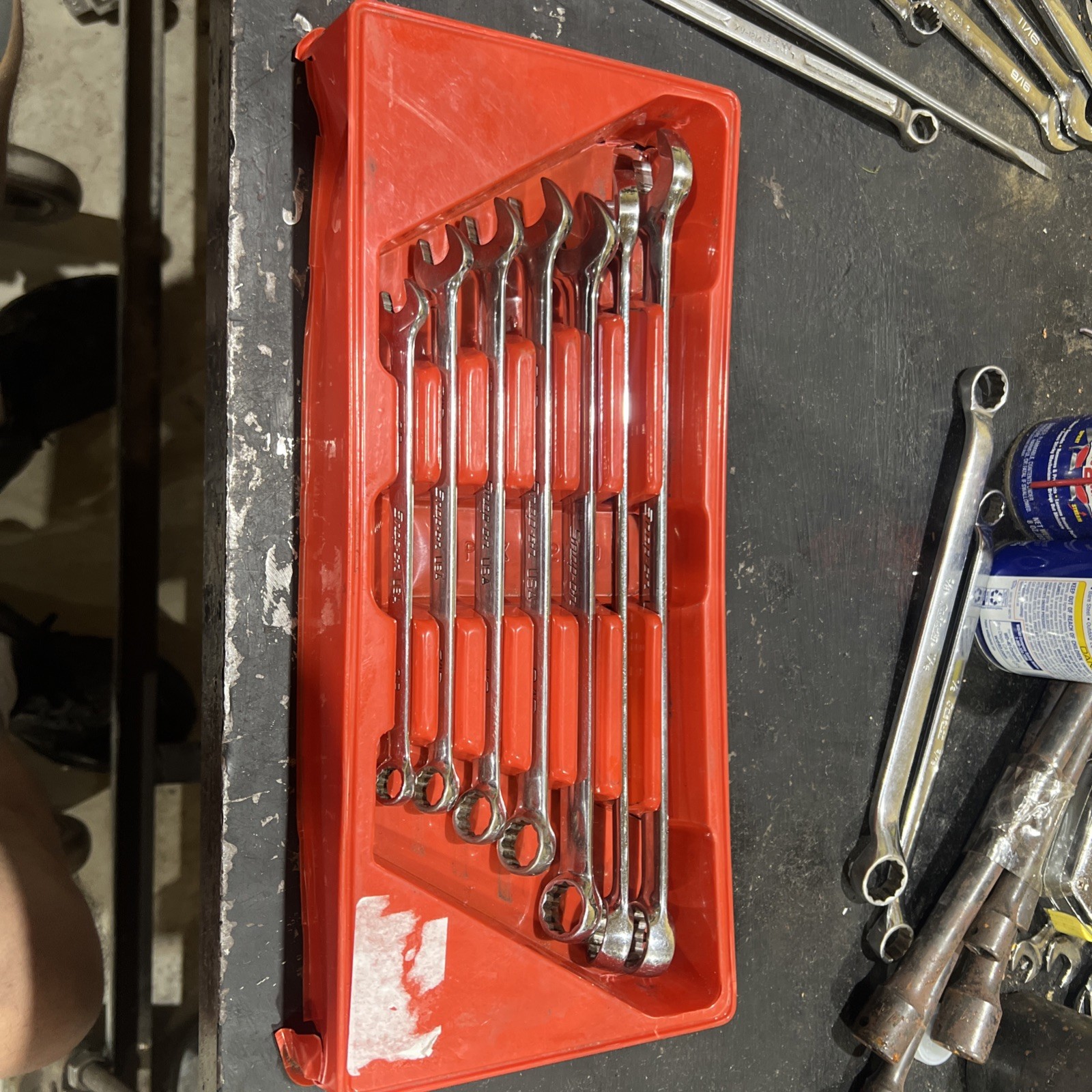 Snap-on SOEXL707 12-Point SAE Flank Drive® Plus Long Combination Wrench Set