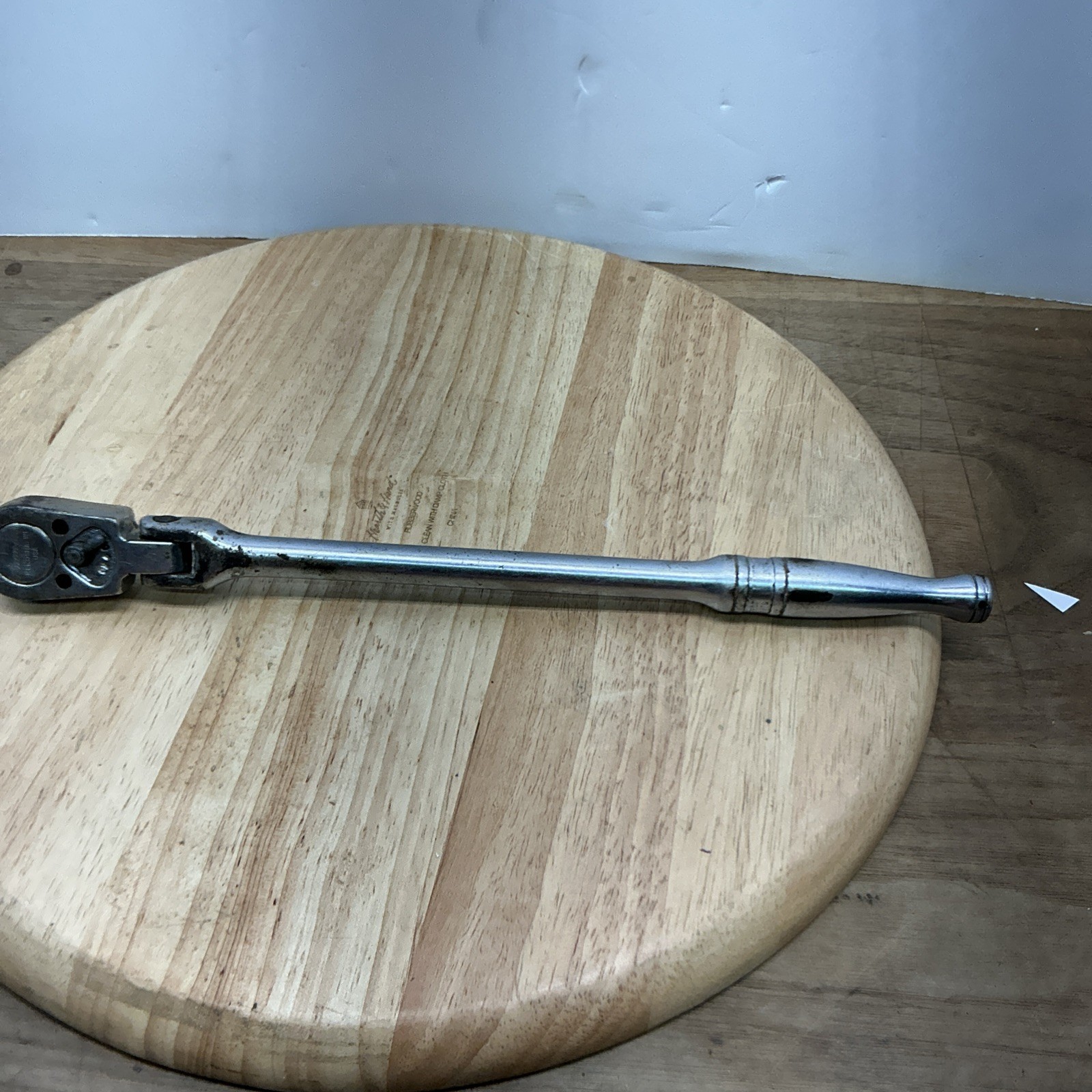Snap On Tools USA 3/8 Drive Flex Head Standard Handle Ratchet F731 Vintage(k)
