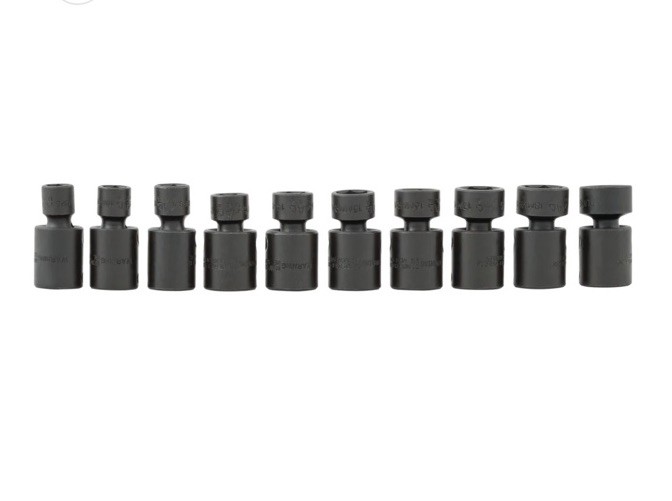 Mac Tools 10 Piece 3/8” Drive Metric Universal Impact Socket Set 6 Pt SXUPM106TR