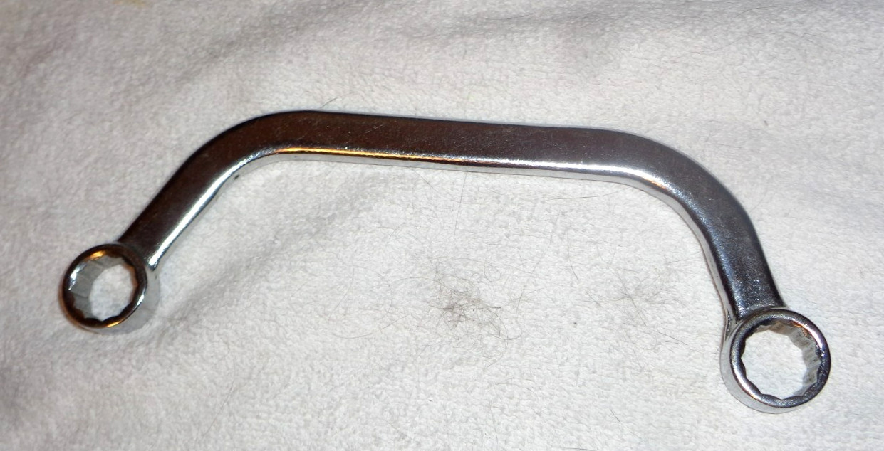 PRO AMERICA 2518 HALF MOON AIRCRAFT WRENCH 5/8×9/16in 12PT USED HALF MOON WRENCH