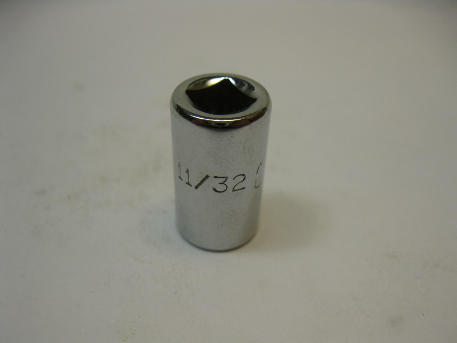 MAC tools 1/4″ drive 11/32 SAE 6 point SOCKET USA M116R Nice!