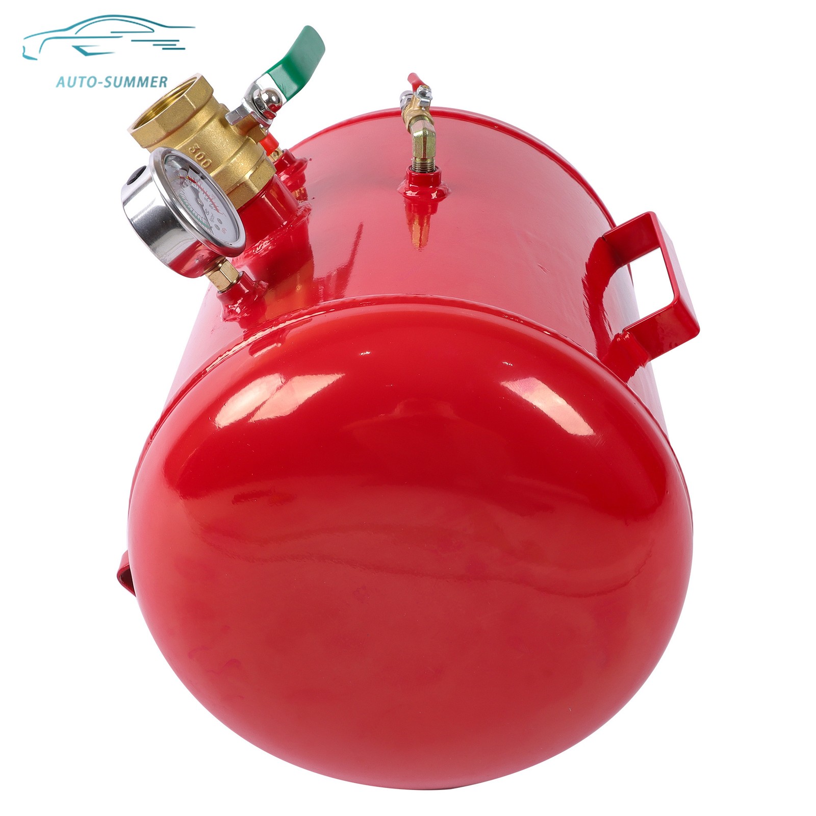 7.5 Gallon Air Tire Bead Blaster Seater Wheel Seating Tool Inflator Tank Red