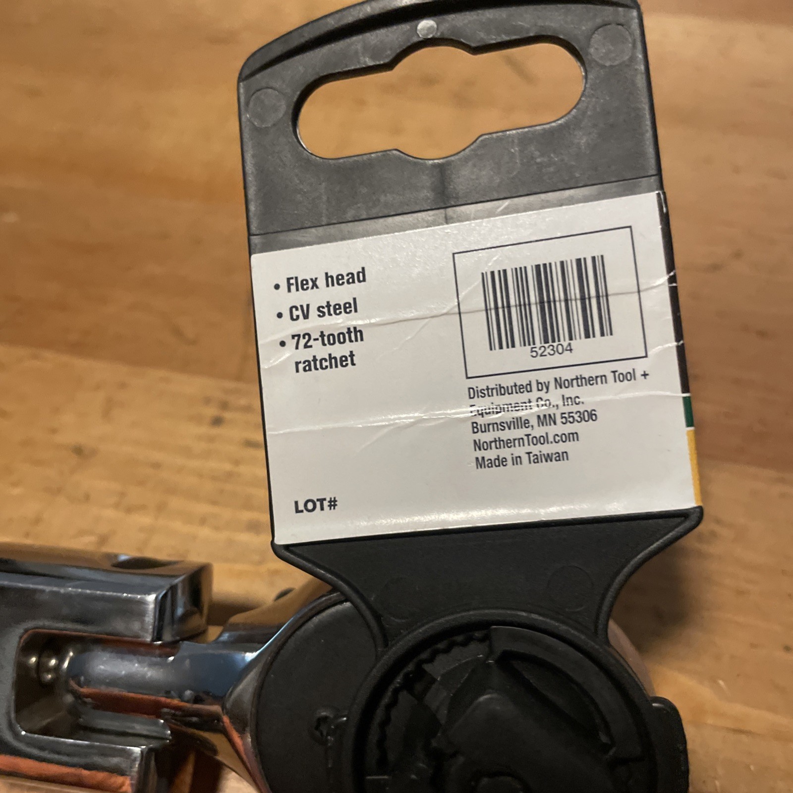 Klutch 16” Offset Flex Head Ratchet 1/2” Drive Quick Release 52304