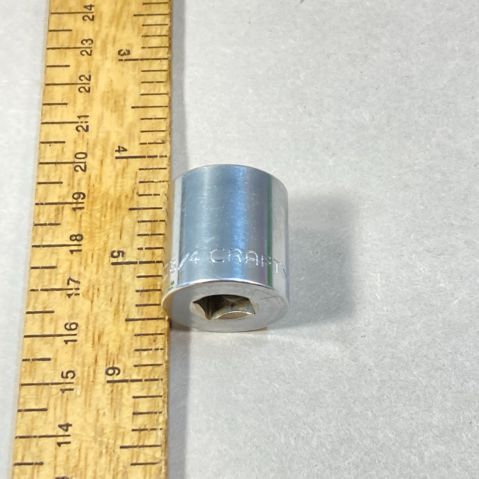 Craftsman 3/4″ Socket 3/8″ Drive 12 Point =V= USA