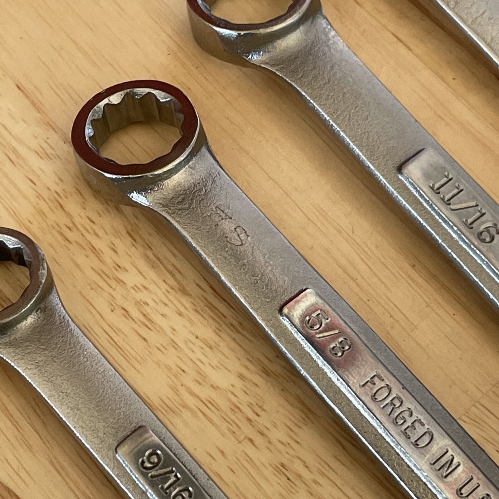 Craftsman SAE Combination Wrench Set 5/16- 3/4″ All VA Series Wrenches 10pc USA