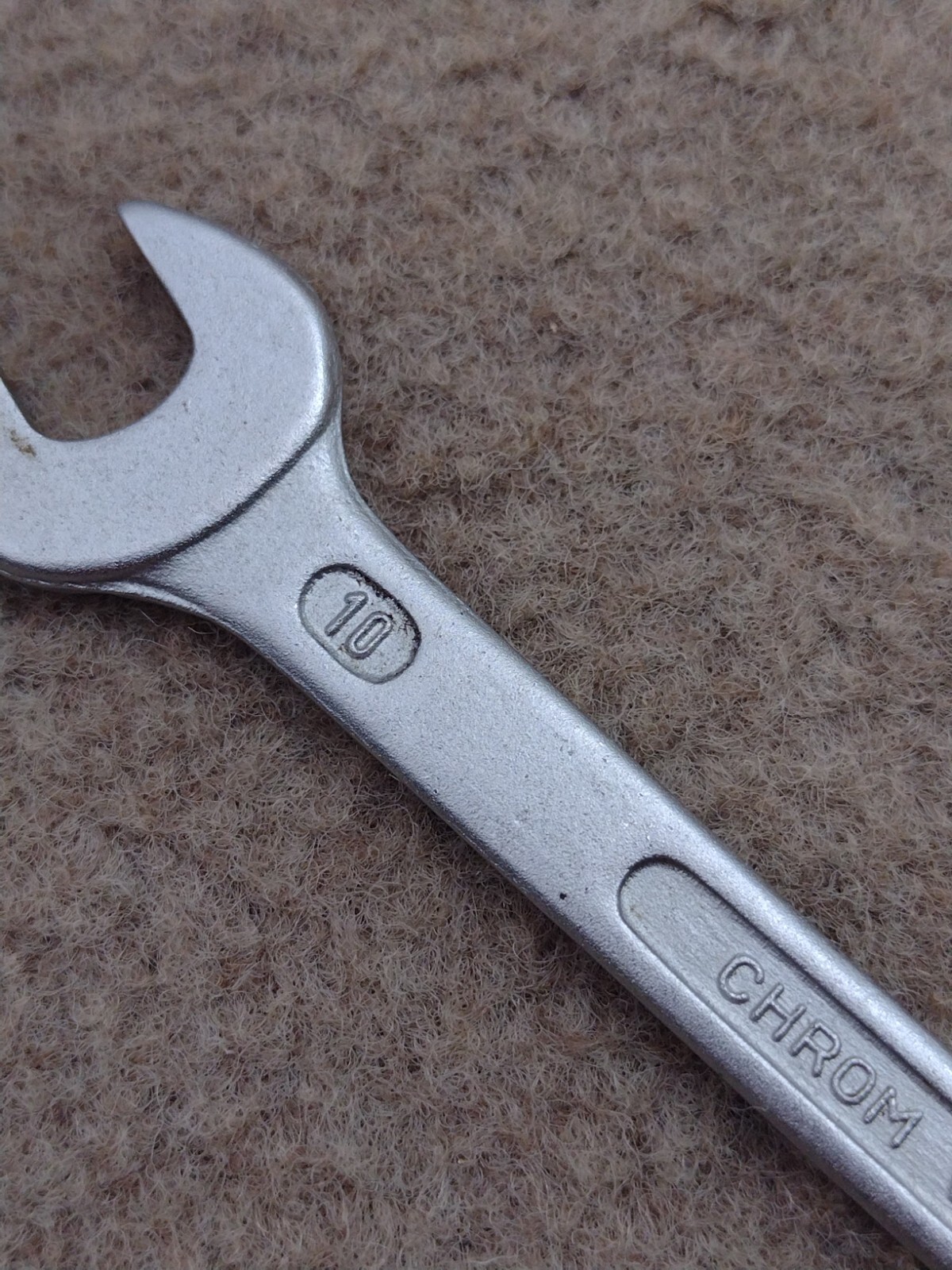 Rahsol 8mm x 10mm Double Open End Wrench Germany German Made Chrome Vanadium .