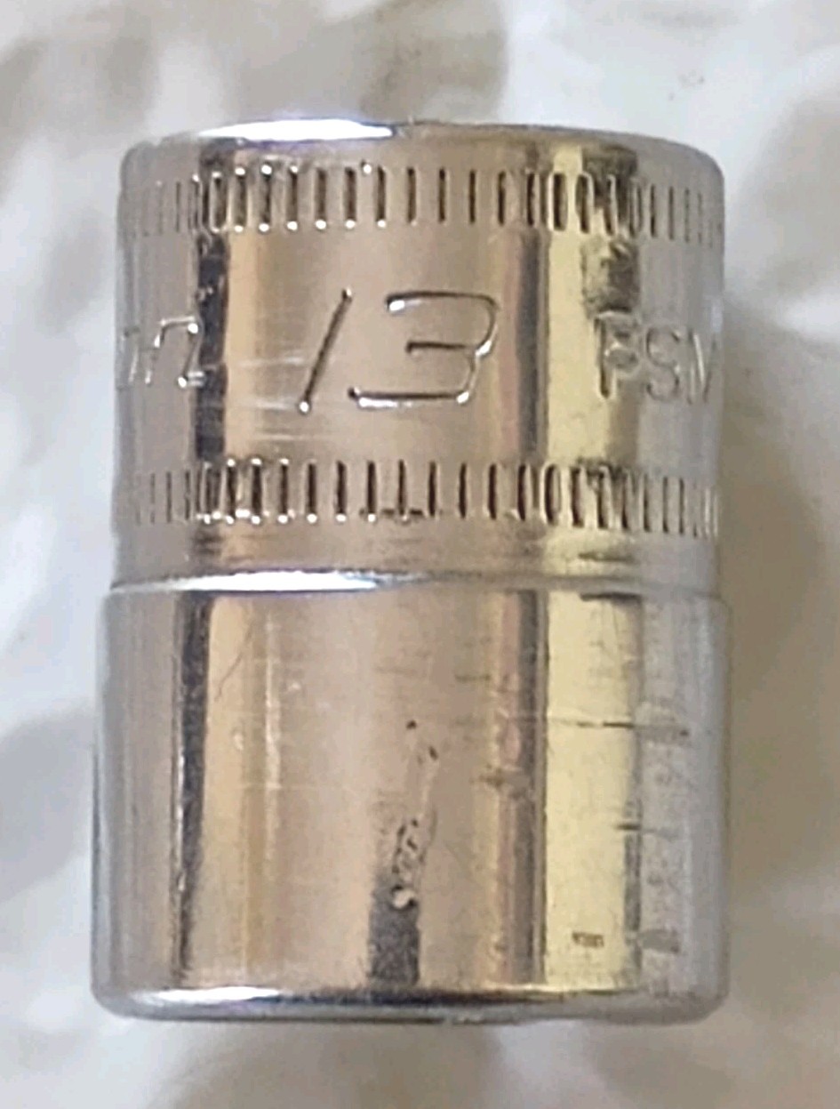 SNAP ON FSM131, 3/8″ DRIVE, 13MM. SOCKET, SHALLOW, 6 POINT.