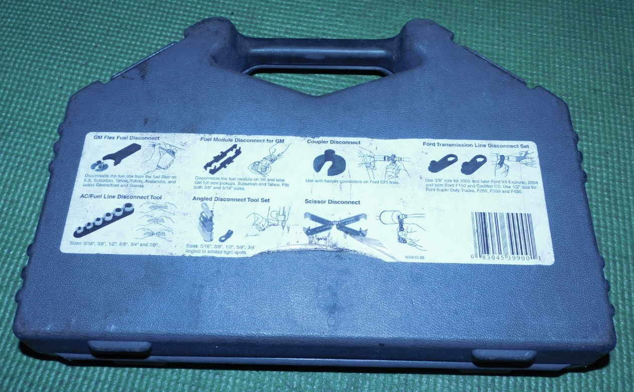 Lisle #39900 19pc A/C and Fuel Line Master Disconnect Tool Set, Premium Used.