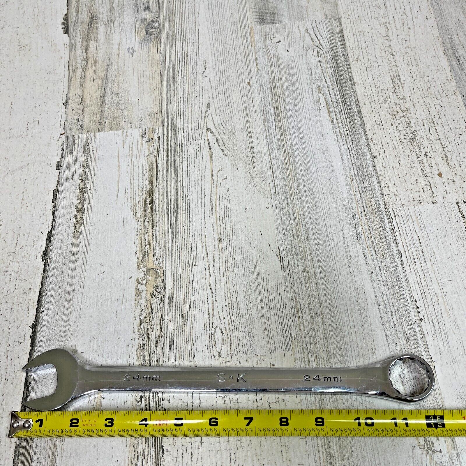 SK Metric Combination Regular Full Polish 12 Pt Wrench 24mm 88324