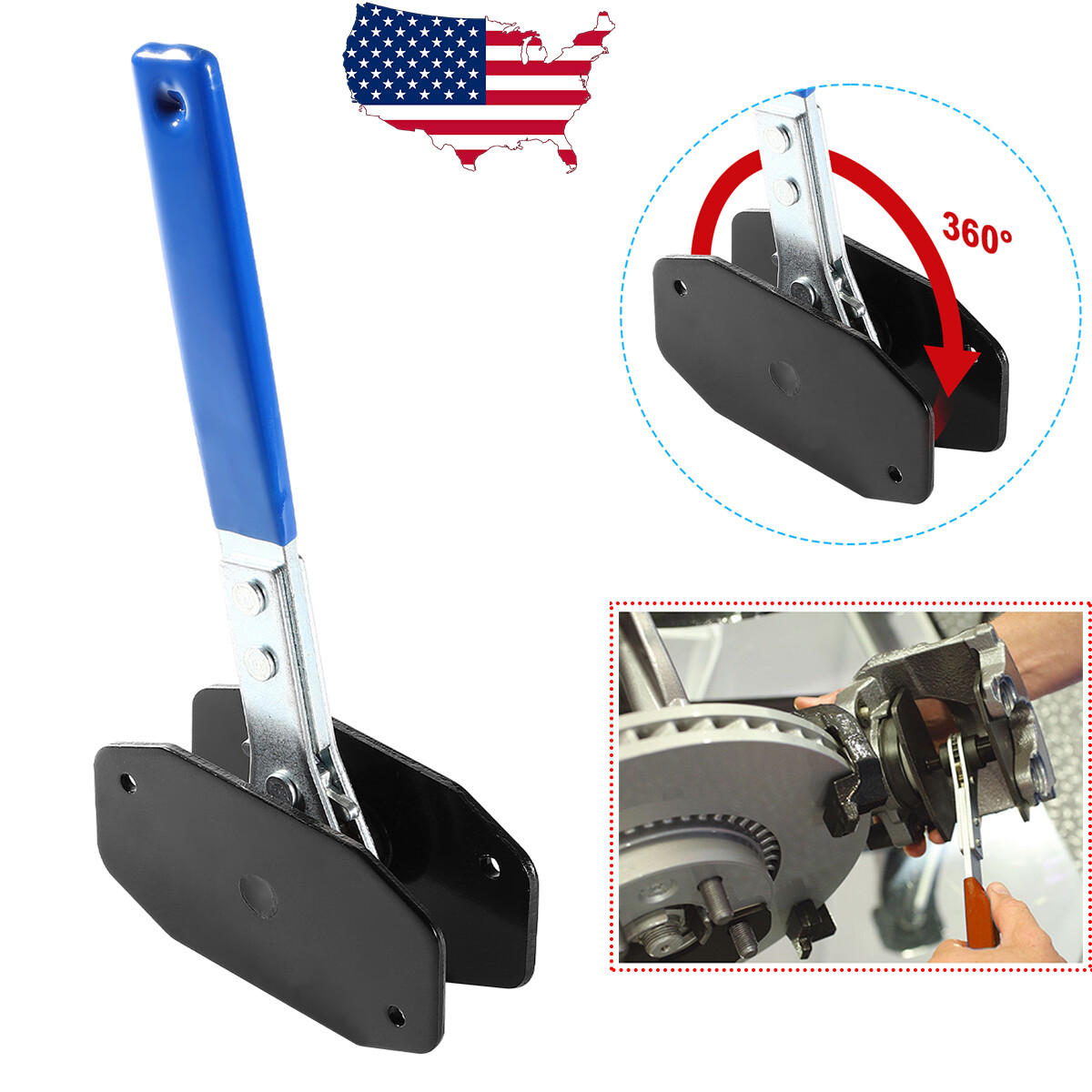 Car Ratchet Brake Piston Wrench Spreader Caliper Pad Install Tool Press Ratchets