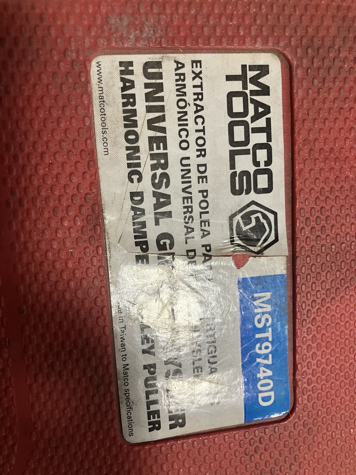 Matco Tools MST9740D Universal GM/Chrysler Harmonic Damper Pully Puller