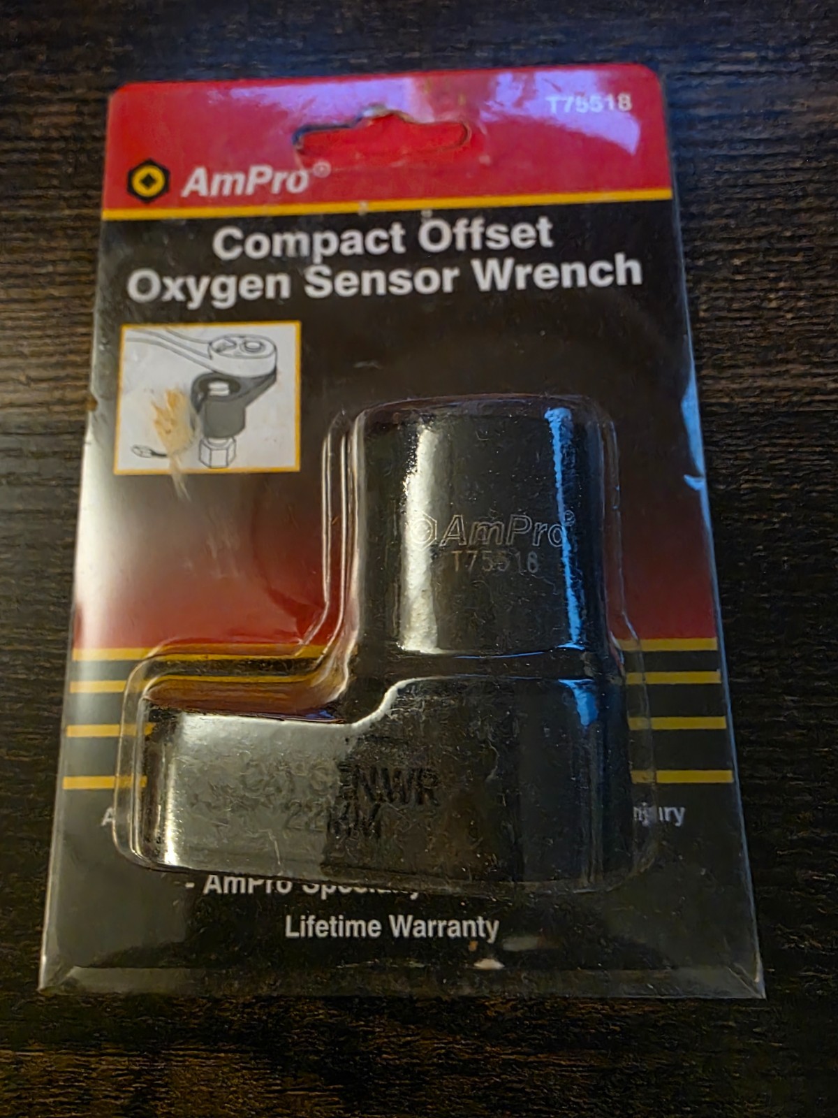 AmPro T75518 Compact Offset Oxygen Sensor Wrench NEW
