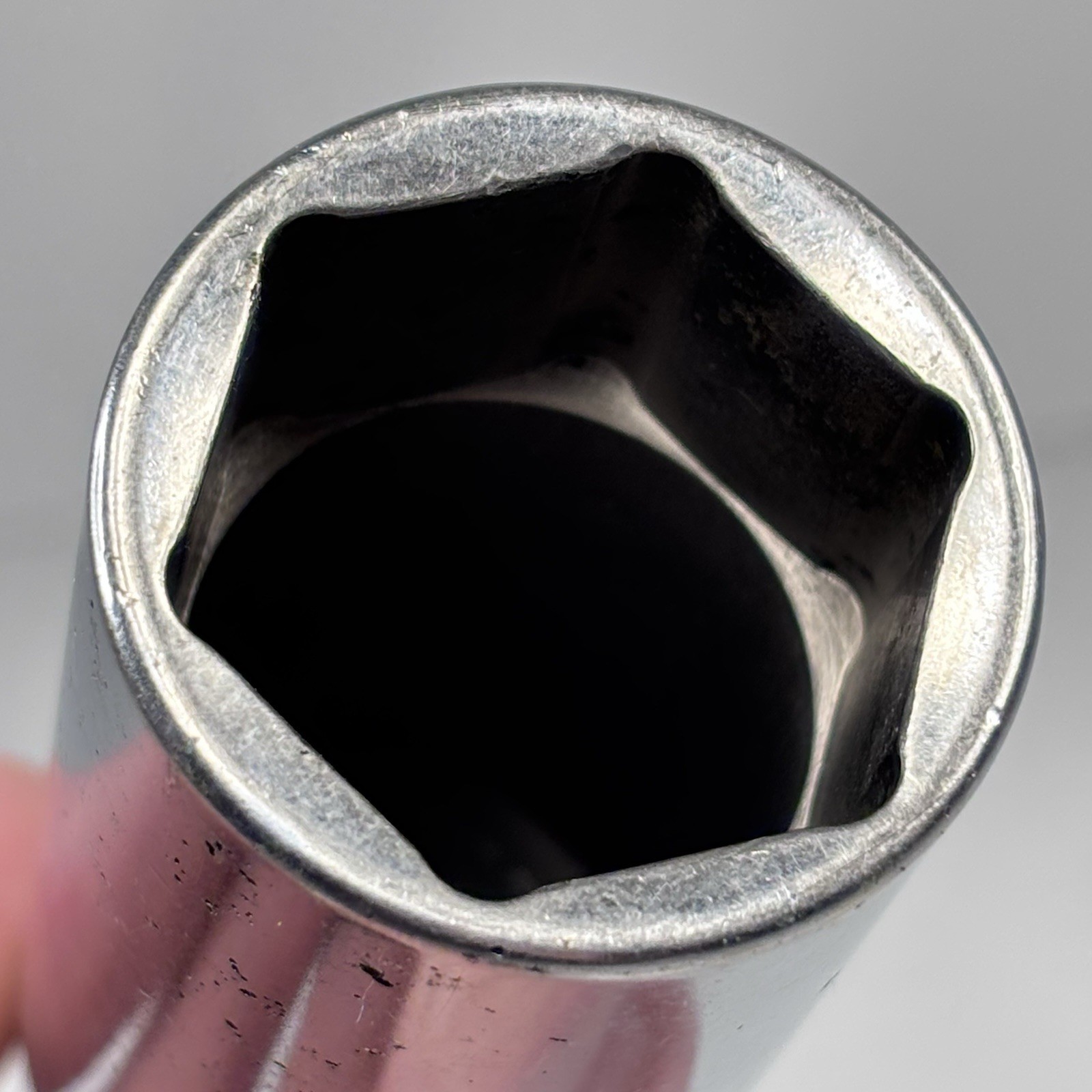 Snap On Tools TS341 1/2 Dr 6Pt SAE 1-1/16 Flank Dr Deep Chrome Socket USA 1991
