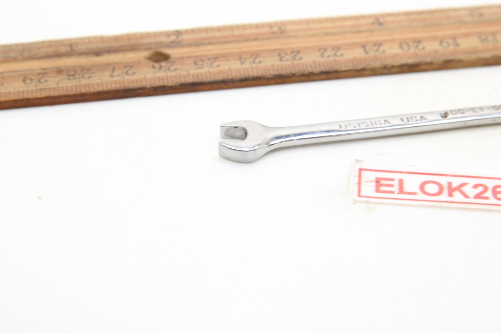 Snap-On DS1516A 15/64″ x 1/4″ SAE Chrome Open End Ignition Wrench USA